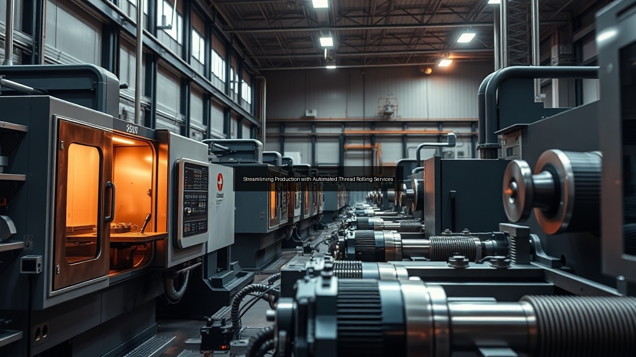 swiss screw machining services thread milling thread rolling thread casting